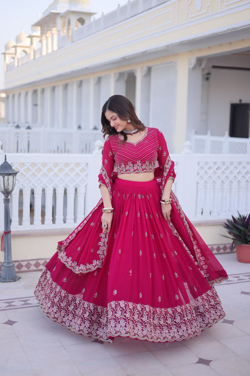 Fox Blooming Wedding Lehenga