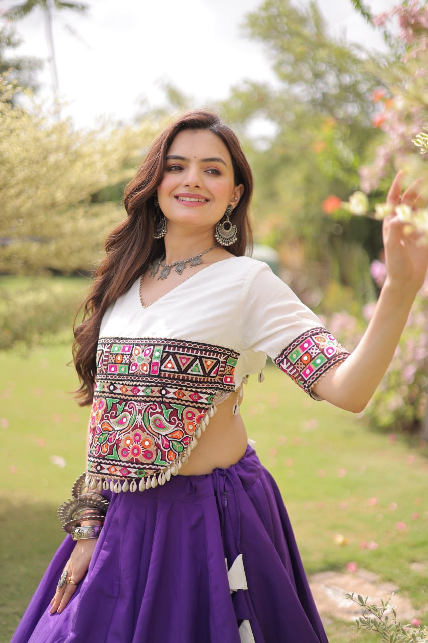 Crop Top Outfit For Navratri Garba's