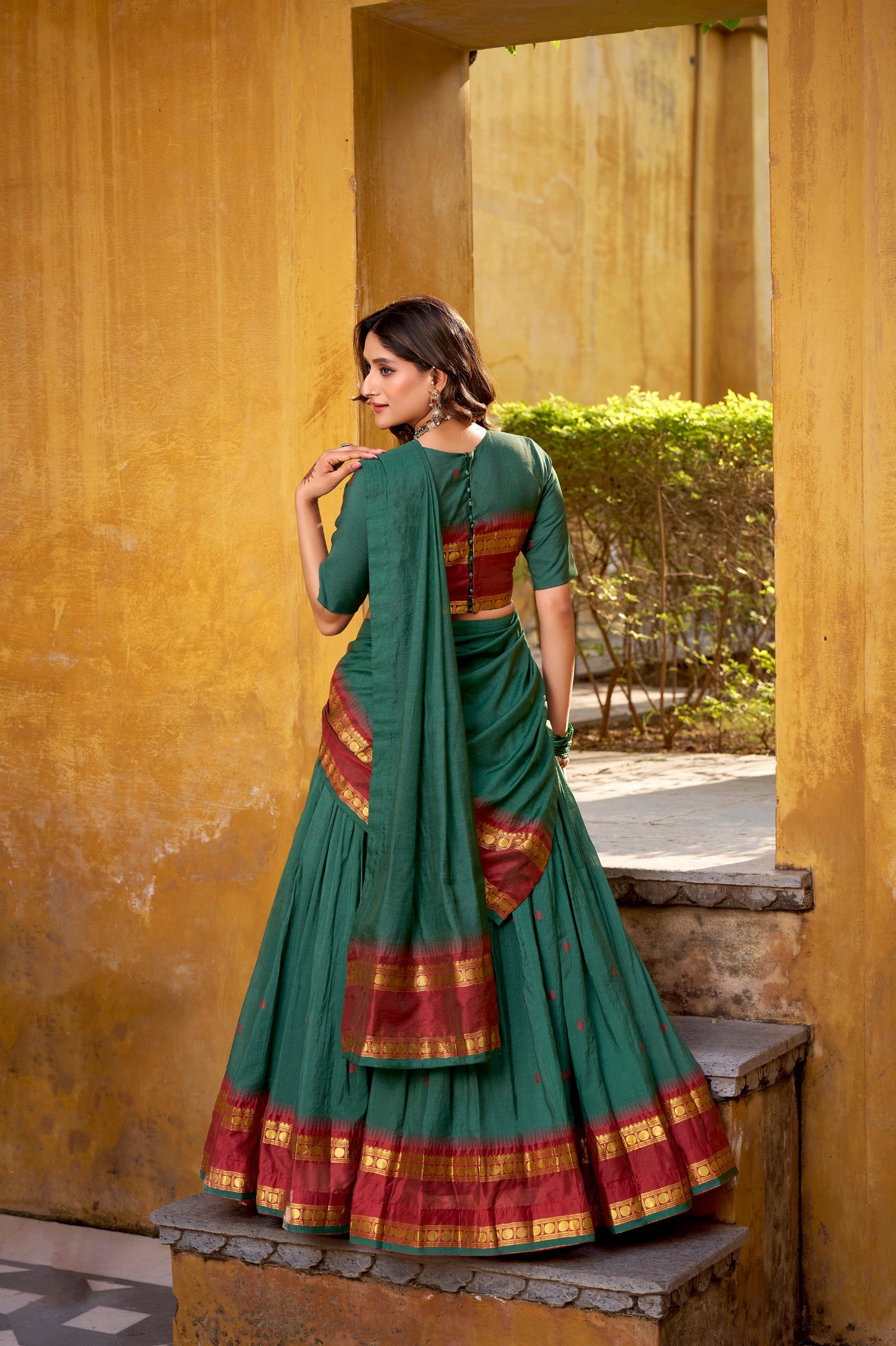 Chanderi Cotton Lehenga choli