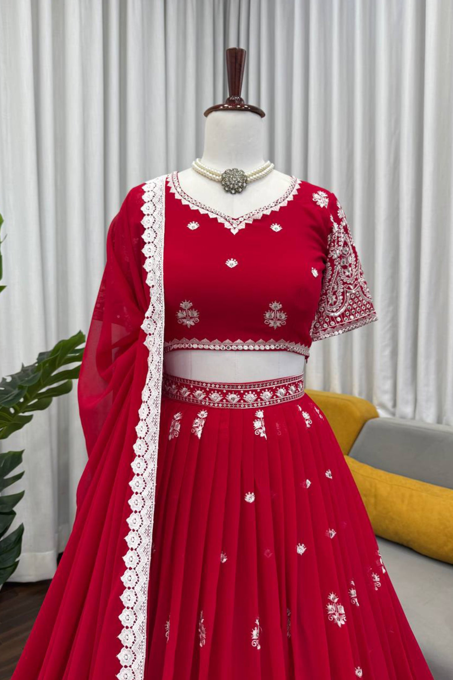 Foux Georgette Lehenga Choli