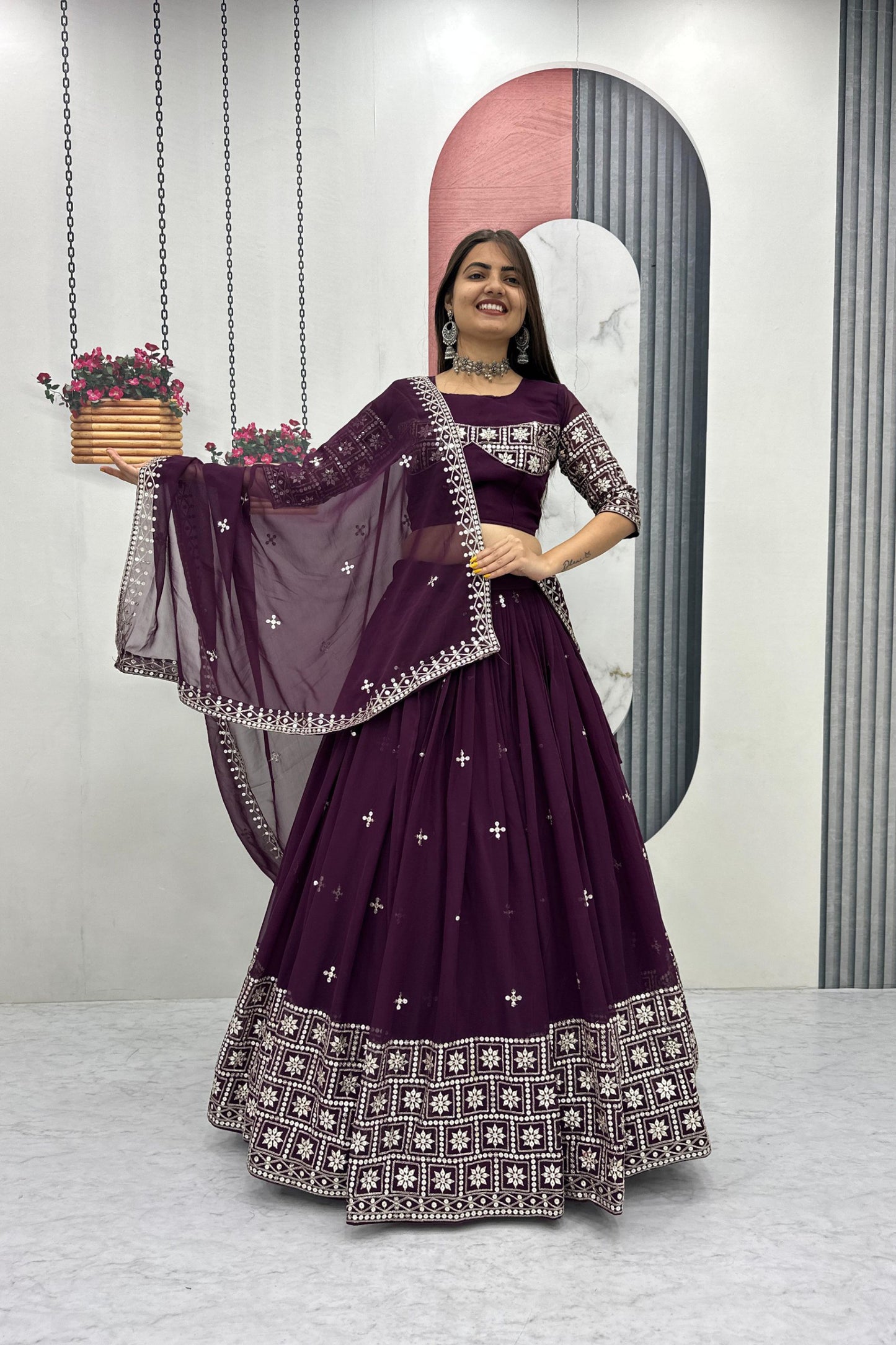Georgette Chaniya Choli