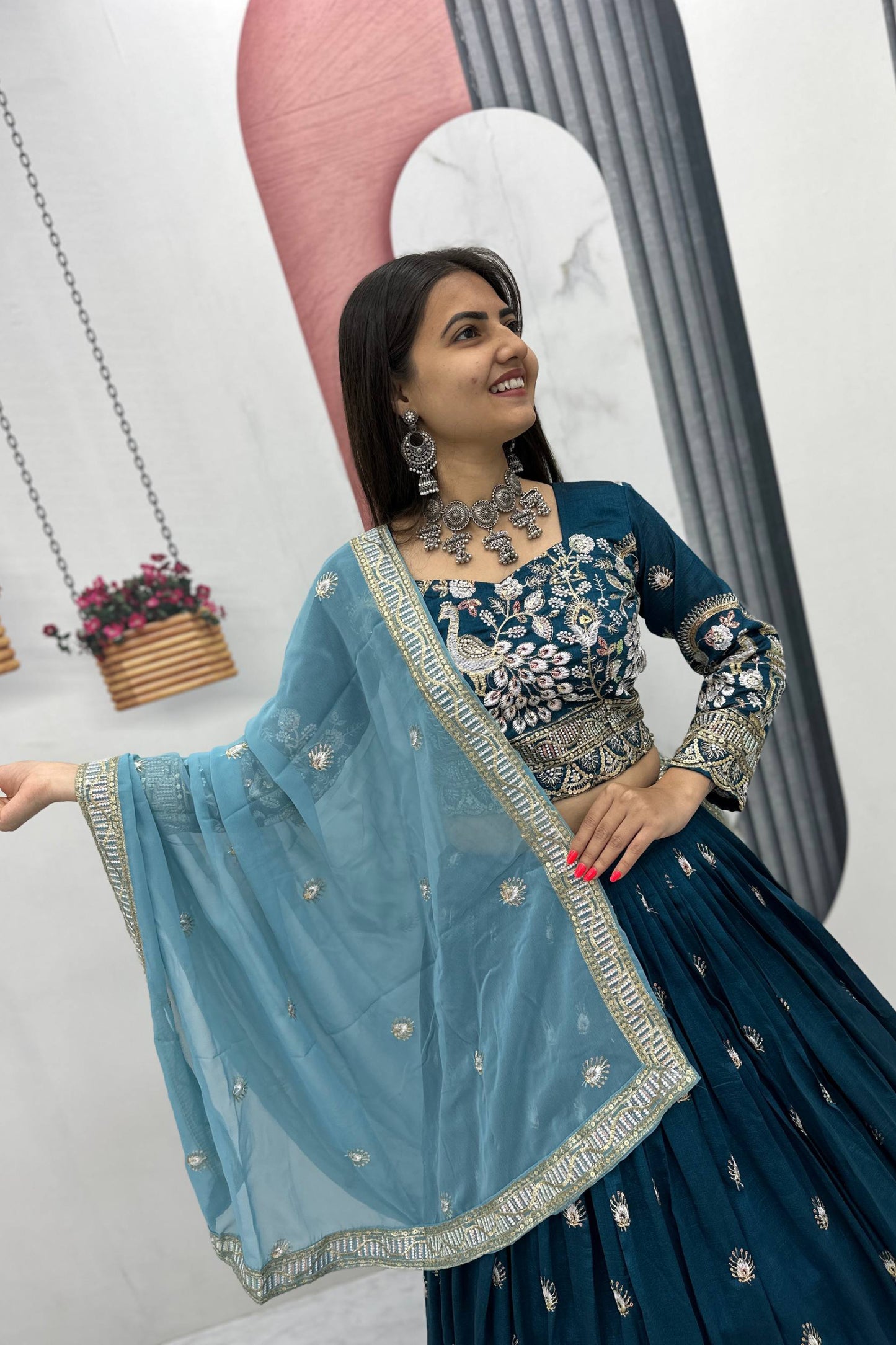 Vichitra Silk Chaniya Choli