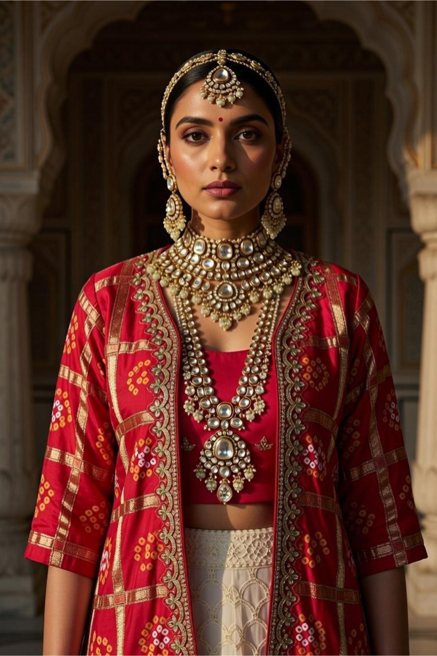 Exude Elegance with Our Pure Gaji Silk Three Piece Set !