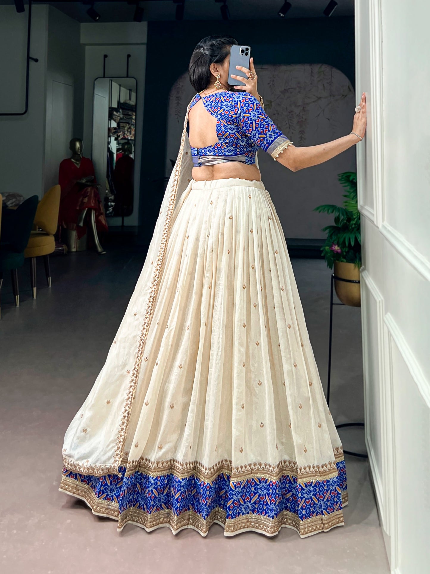 Royal Blue Lehenga Choli