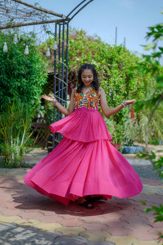 Nvaratri Special Leriya Kediya with Lehenga
