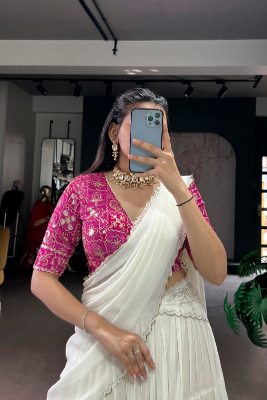 Marbel Full Flair Lehenga Set