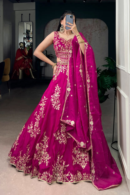 Wear this Naisha Lehenga Choli and shine with tradition