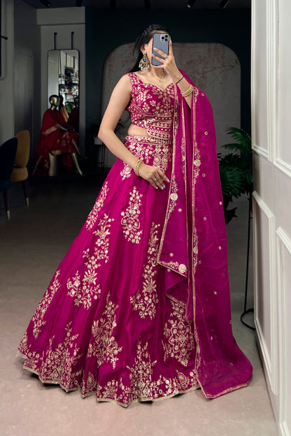 Wear this Naisha Lehenga Choli and shine with tradition