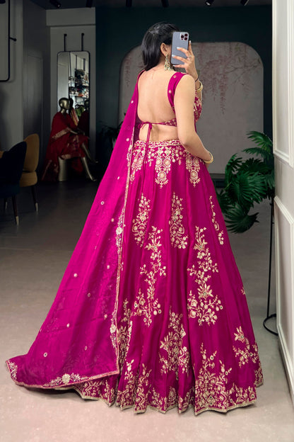 Wear this Naisha Lehenga Choli and shine with tradition