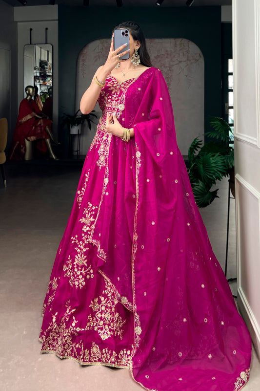 Wear this Naisha Lehenga Choli and shine with tradition