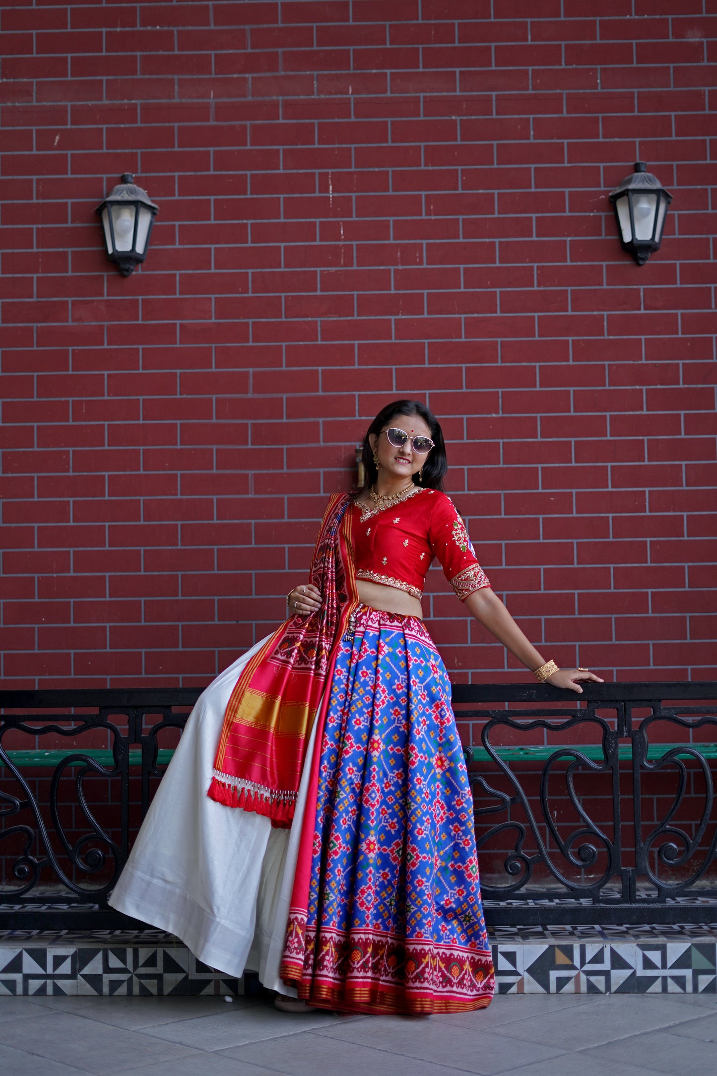 Viral Patola Saree Lehenga Set