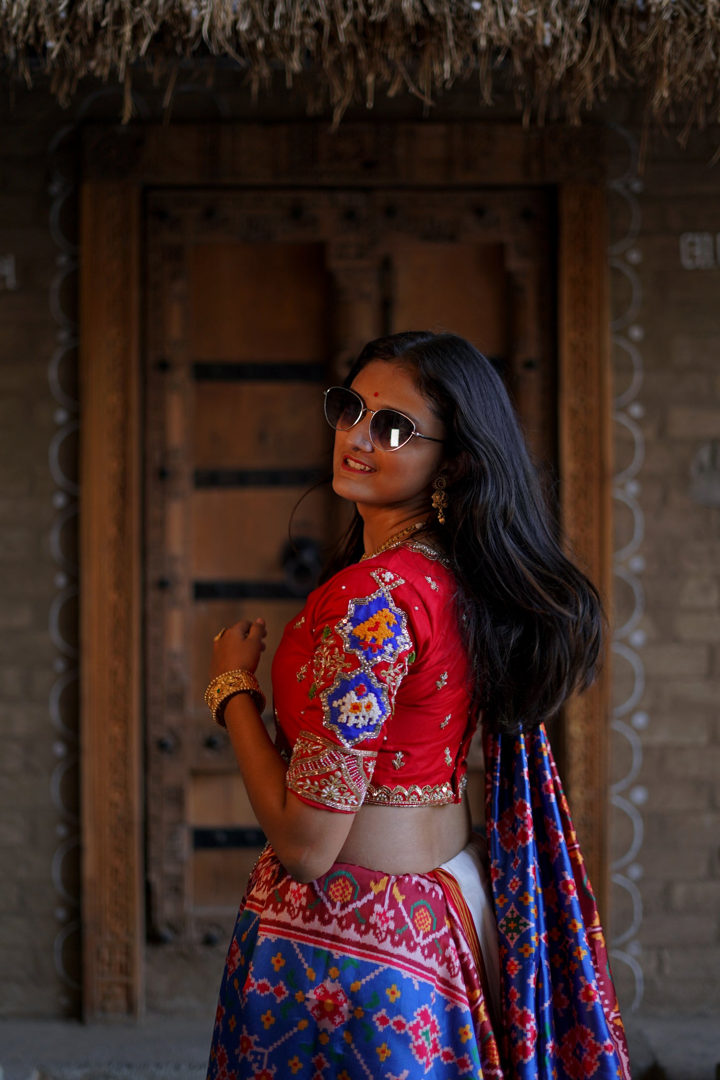 Viral Patola Saree Lehenga Set