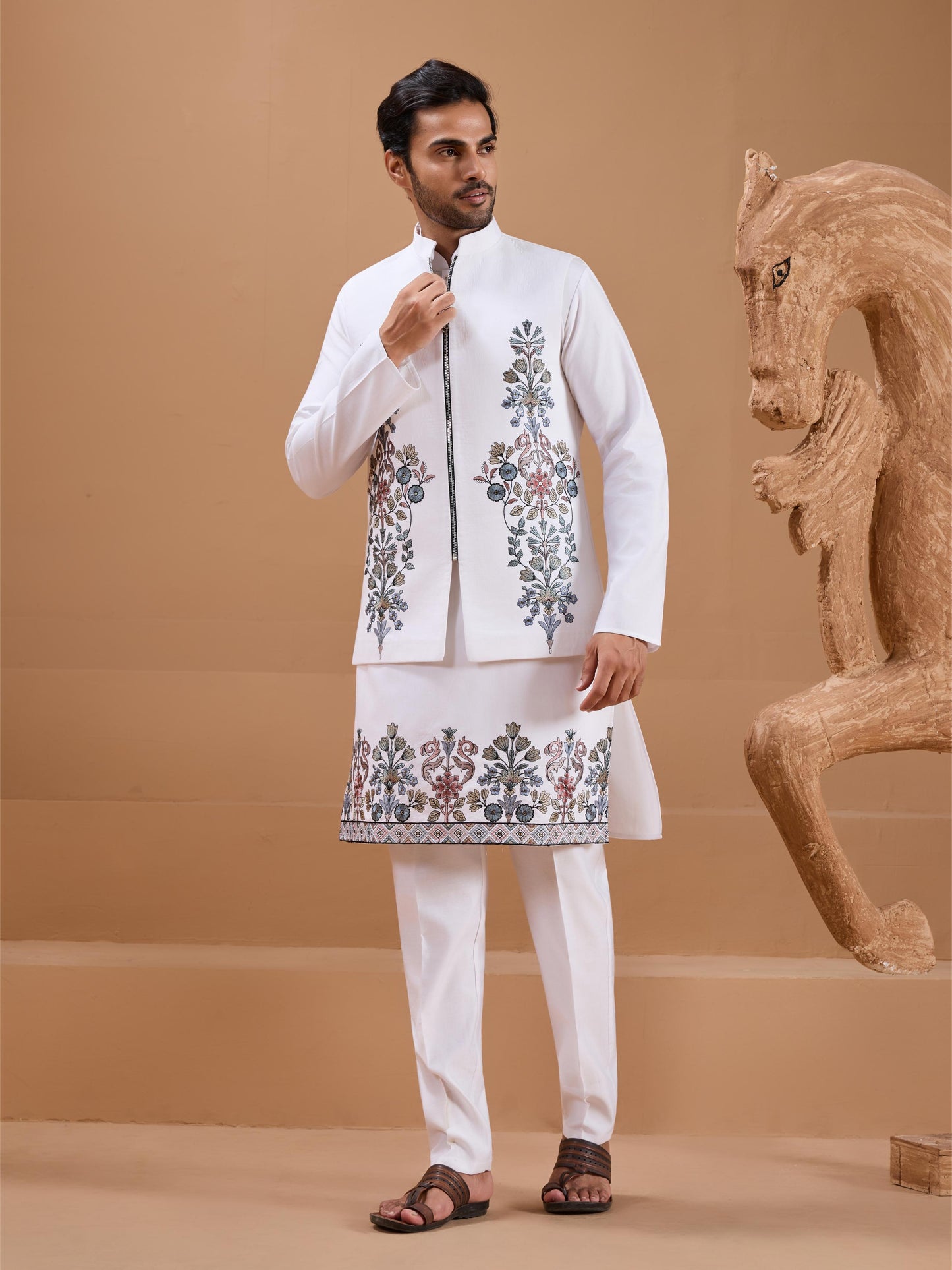 ew Exclusive Festival Mens Wear Koti Kurta with Bottom Collection
