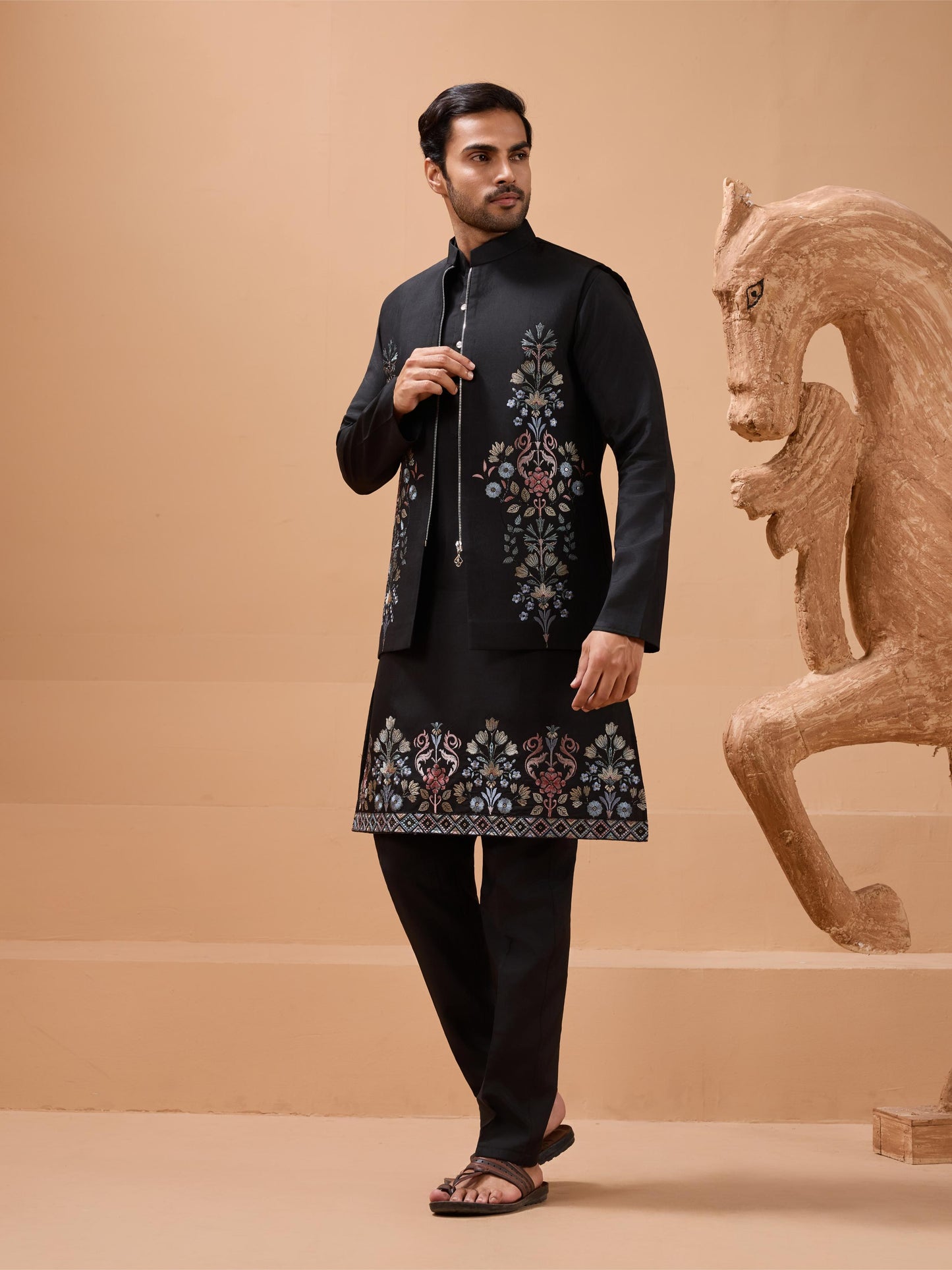 New Exclusive Festival Mens Wear Koti Kurta with Bottom Collection