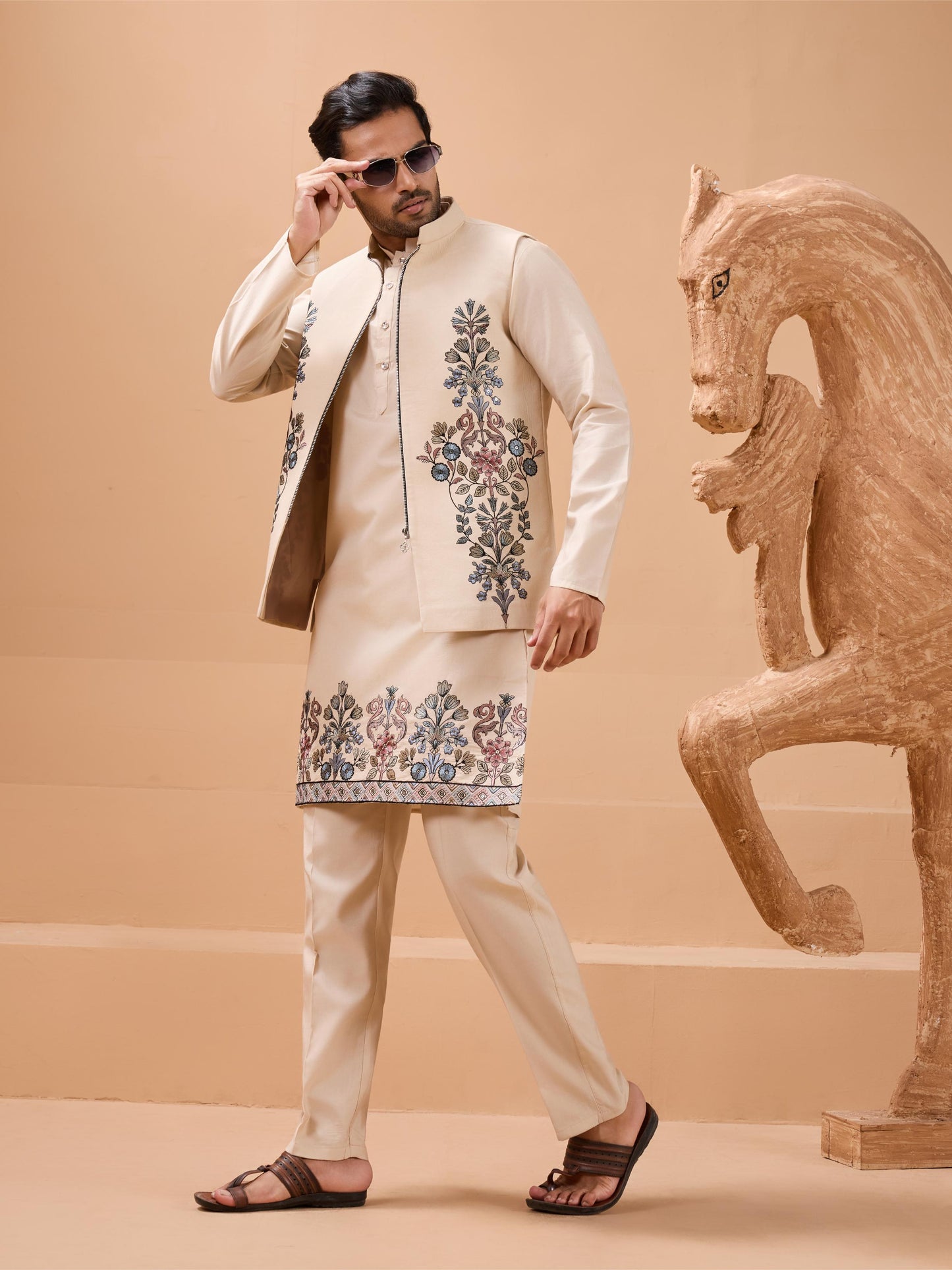 New Exclusive Festival Mens Wear Koti Kurta with Bottom Collection