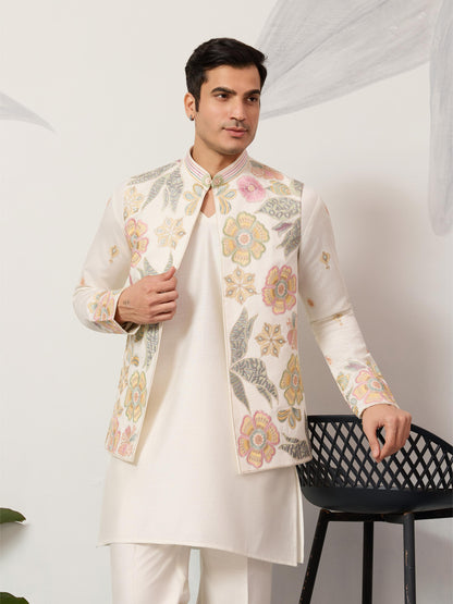 VIRAASAT CARNIVAL - Mens Wear Koti Kurta with Bottom