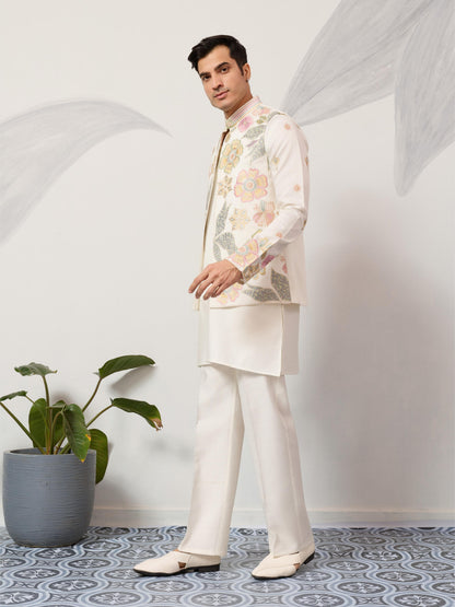 VIRAASAT CARNIVAL - Mens Wear Koti Kurta with Bottom