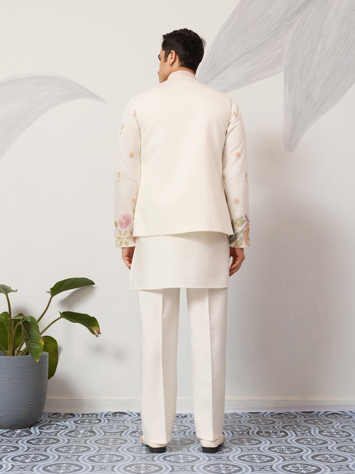 VIRAASAT CARNIVAL - Mens Wear Koti Kurta with Bottom