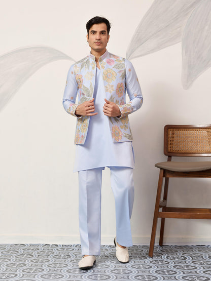 VIRAASAT CARNIVAL - Mens Wear Koti Kurta with Bottom