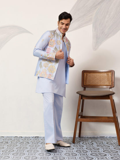 VIRAASAT CARNIVAL - Mens Wear Koti Kurta with Bottom