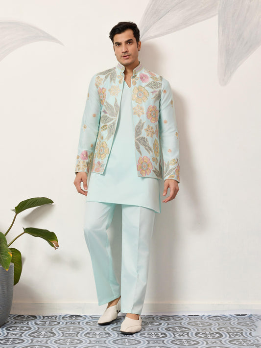 VIRAASAT CARNIVAL - Mens Wear Koti Kurta with Bottom