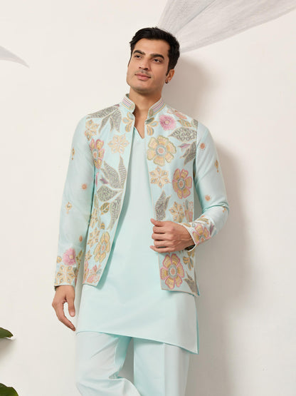 VIRAASAT CARNIVAL - Mens Wear Koti Kurta with Bottom