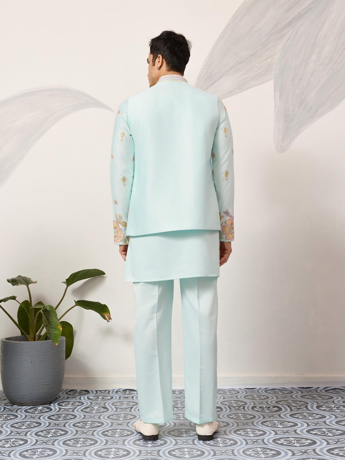 VIRAASAT CARNIVAL - Mens Wear Koti Kurta with Bottom