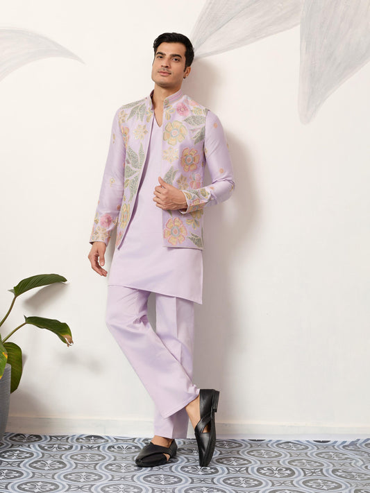 VIRAASAT CARNIVAL - Mens Wear Koti Kurta with Bottom