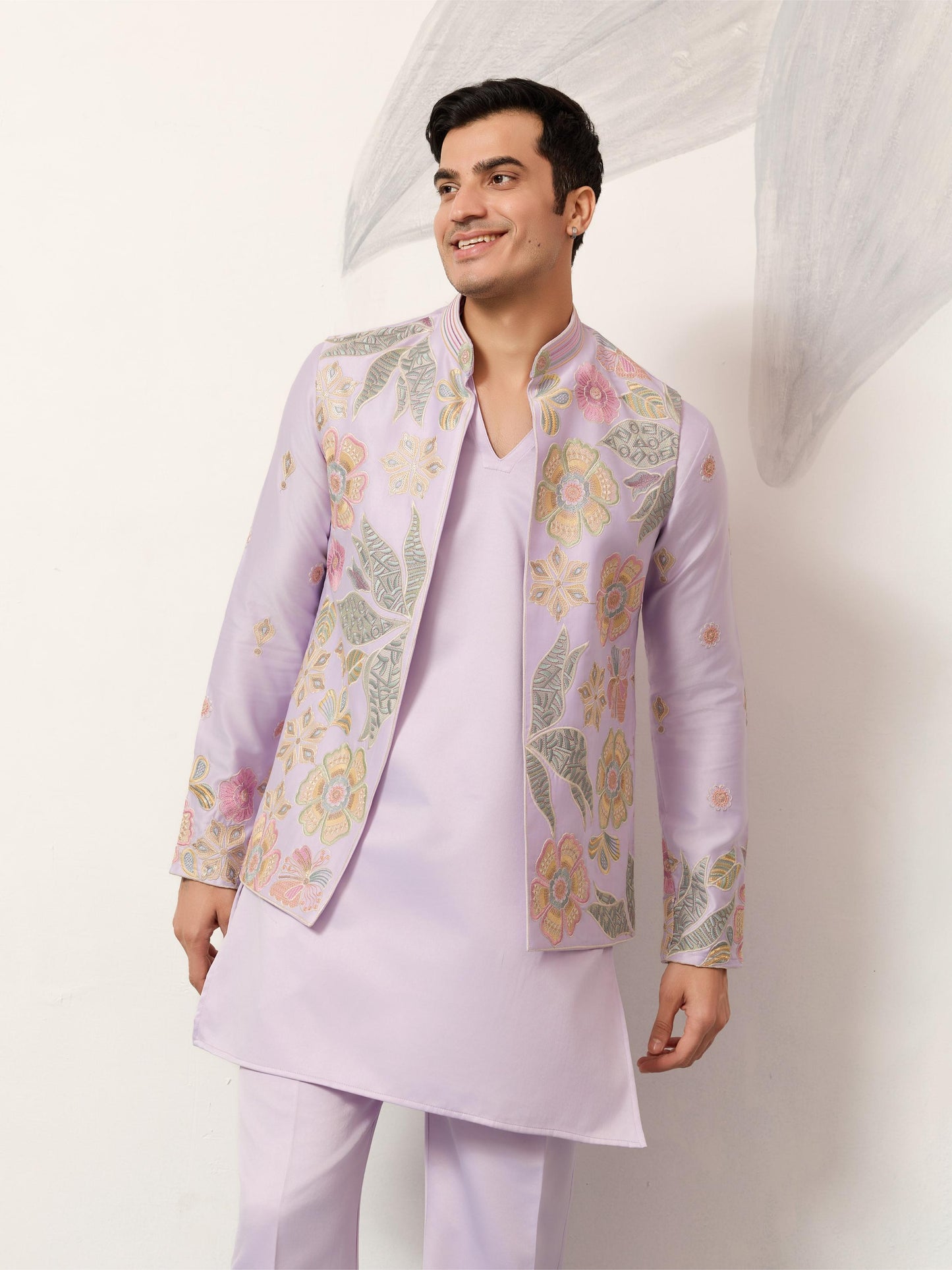 VIRAASAT CARNIVAL - Mens Wear Koti Kurta with Bottom