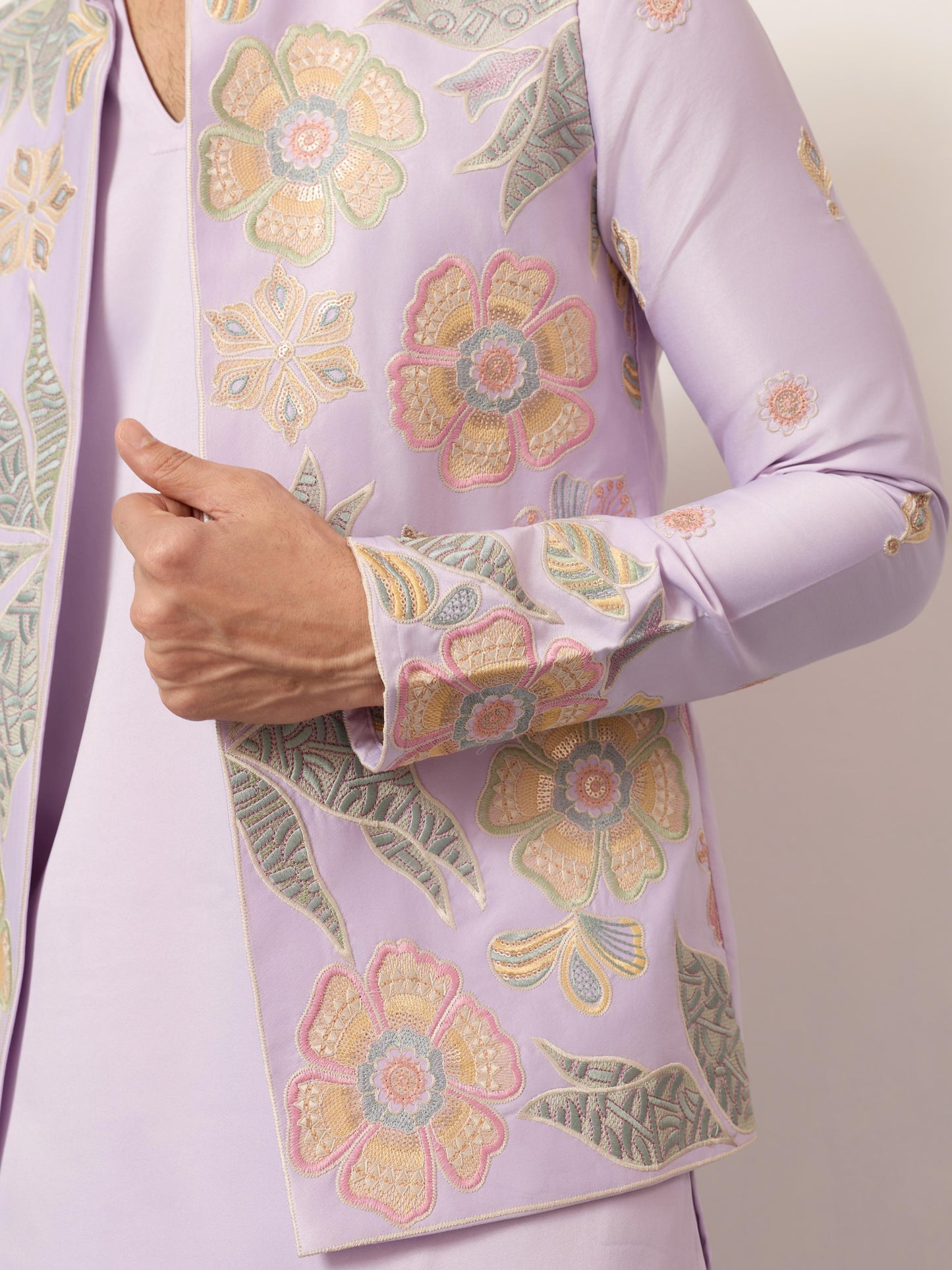VIRAASAT CARNIVAL - Mens Wear Koti Kurta with Bottom