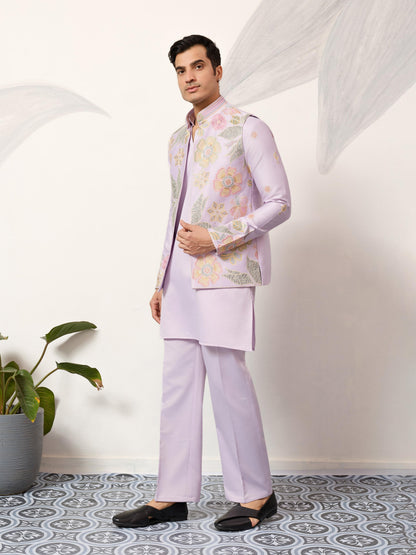 VIRAASAT CARNIVAL - Mens Wear Koti Kurta with Bottom
