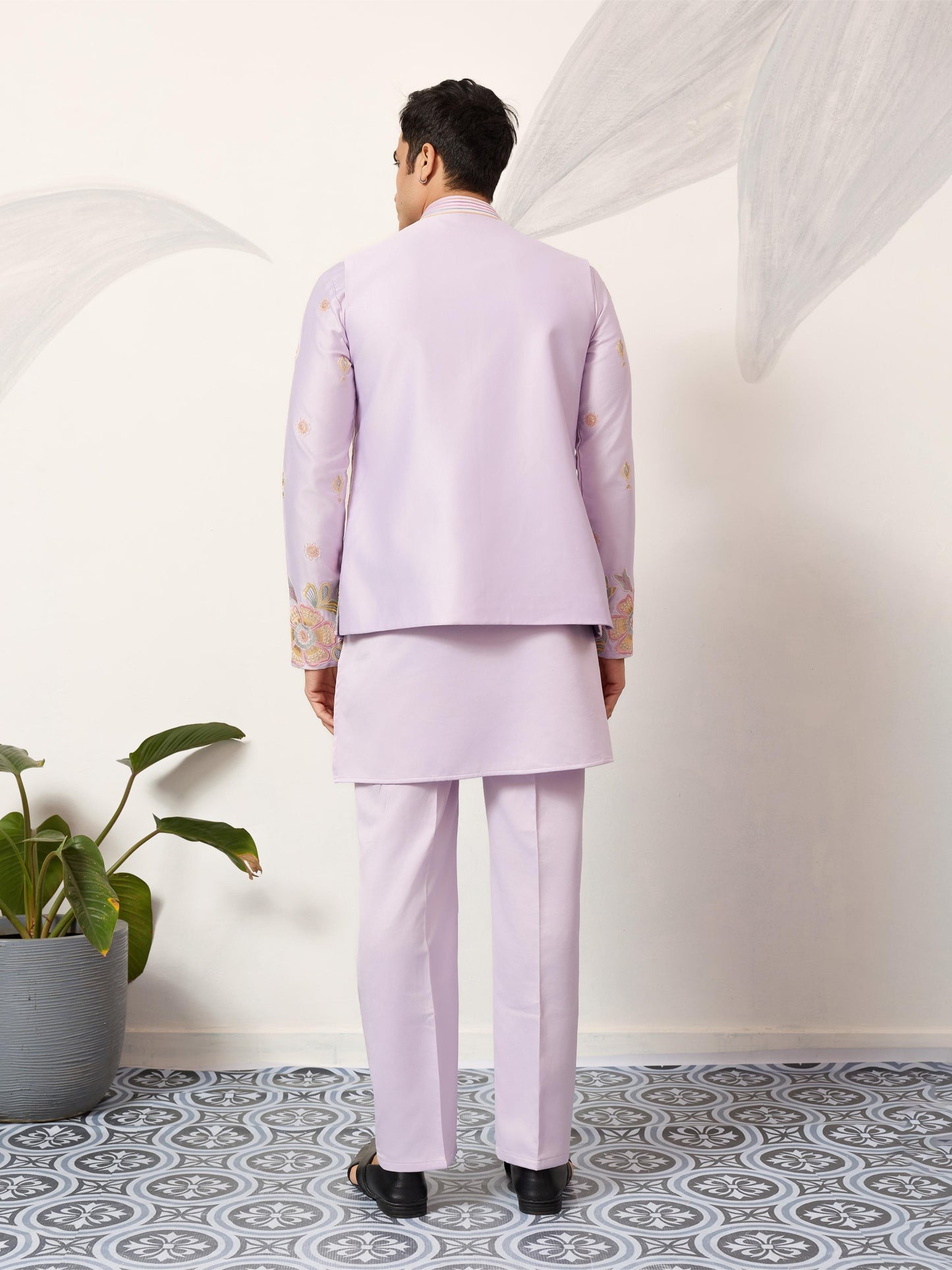 VIRAASAT CARNIVAL - Mens Wear Koti Kurta with Bottom