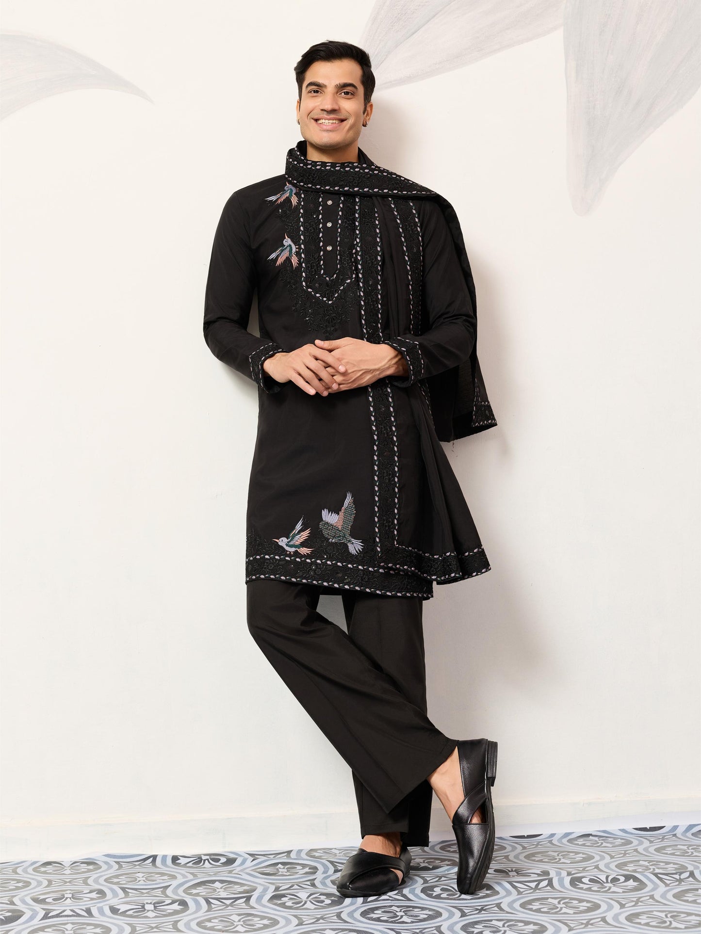 New Exclusive Festival Mens Wear Kurta Pant with Dupatta Collection