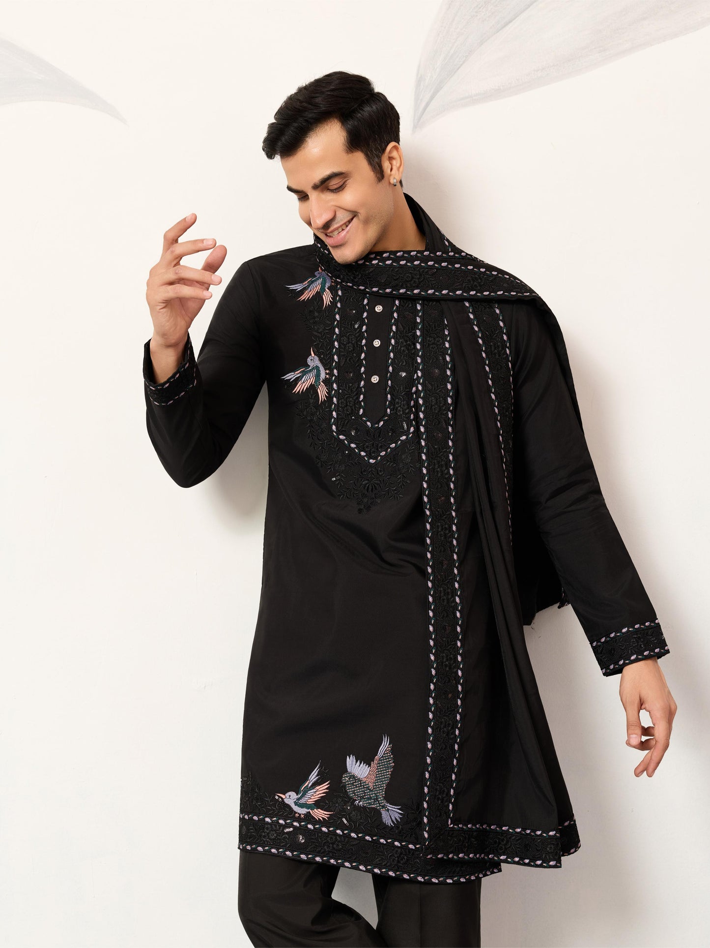 New Exclusive Festival Mens Wear Kurta Pant with Dupatta Collection