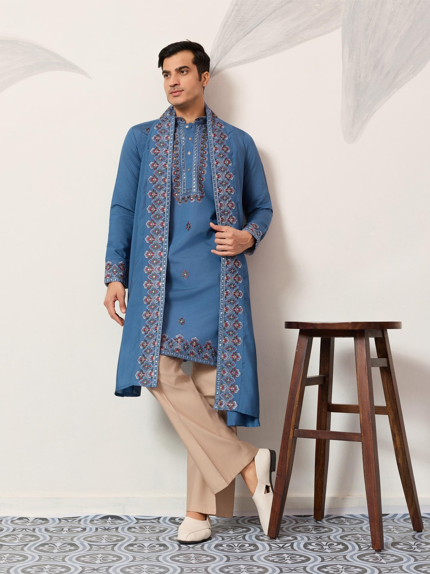 New Exclusive Festival Mens Wear Kurta Pant with Dupatta