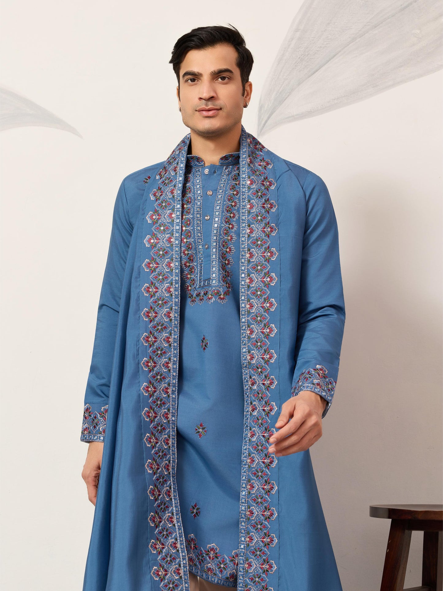 New Exclusive Festival Mens Wear Kurta Pant with Dupatta
