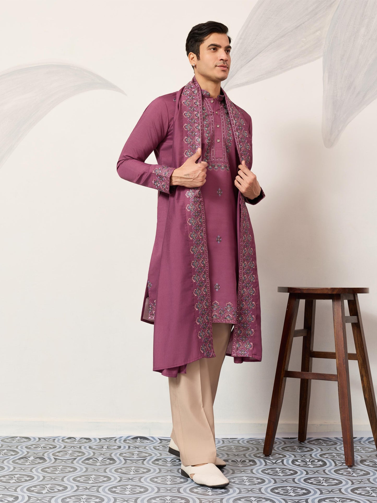 New Exclusive Festival Mens Wear Kurta Pant with Dupatta
