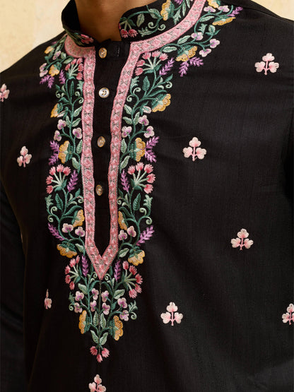 New Exclusive Festival Mens Wear Kurta - Black