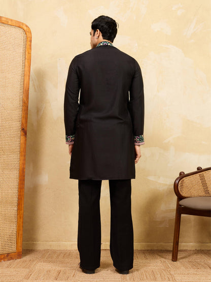 New Exclusive Festival Mens Wear Kurta - Black