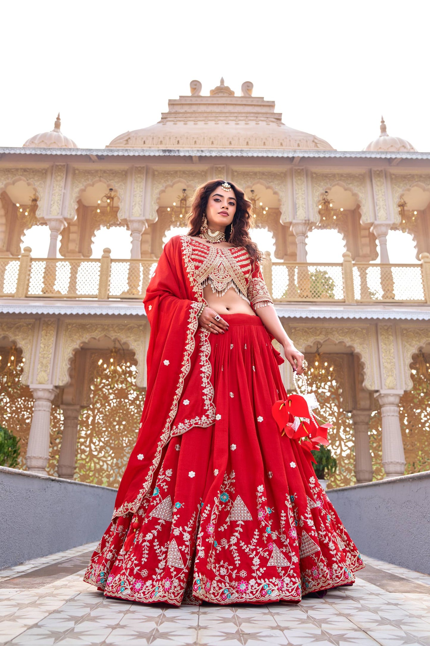 Embroidered Wedding Choli