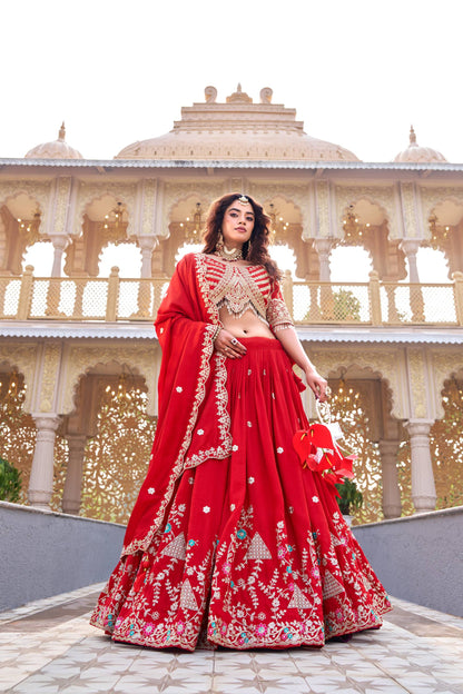 Embroidered Wedding Choli