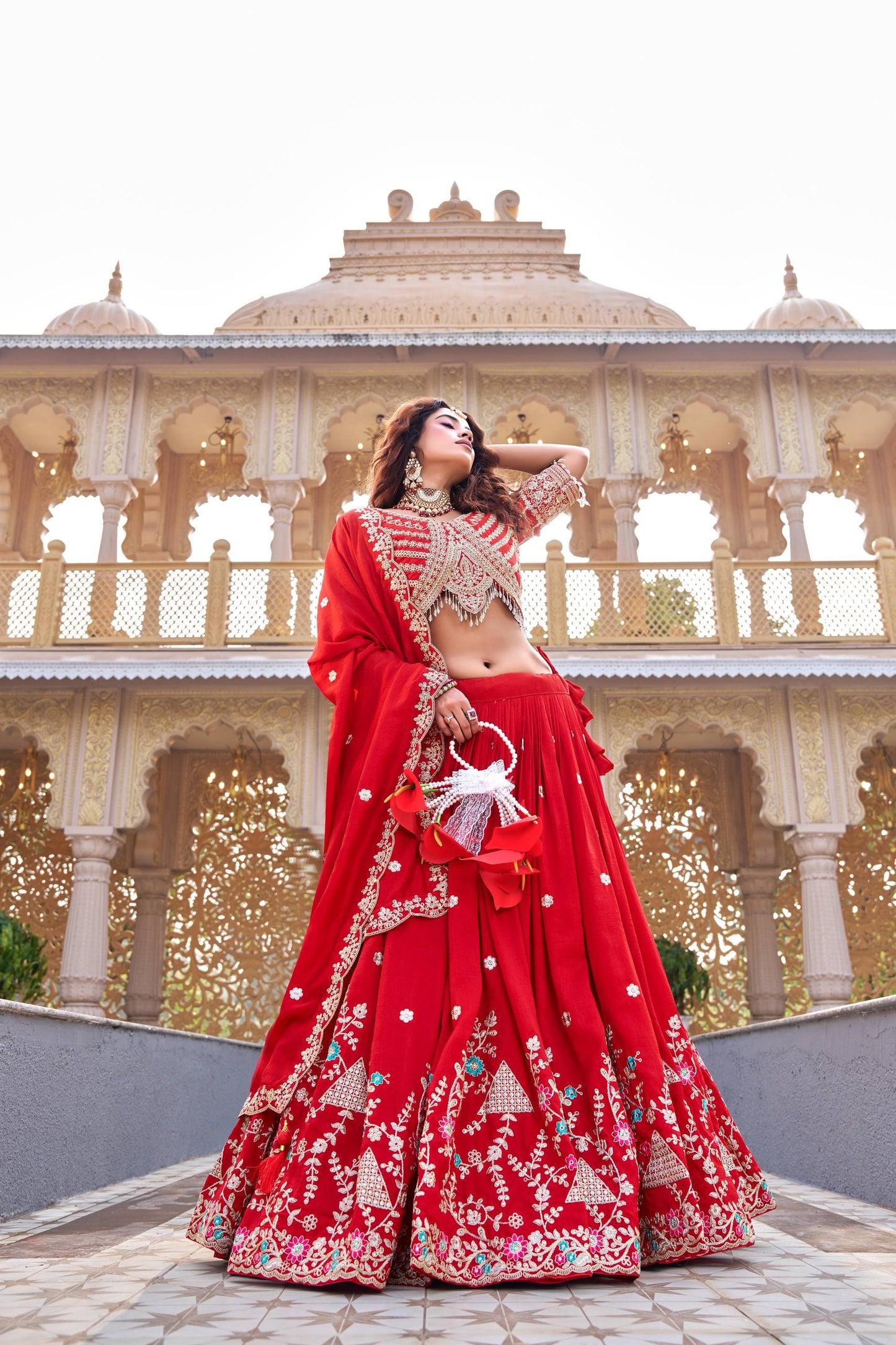 Embroidered Wedding Choli