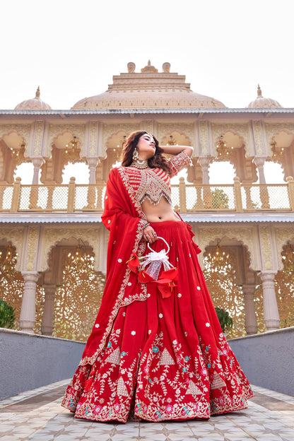 Embroidered Wedding Choli