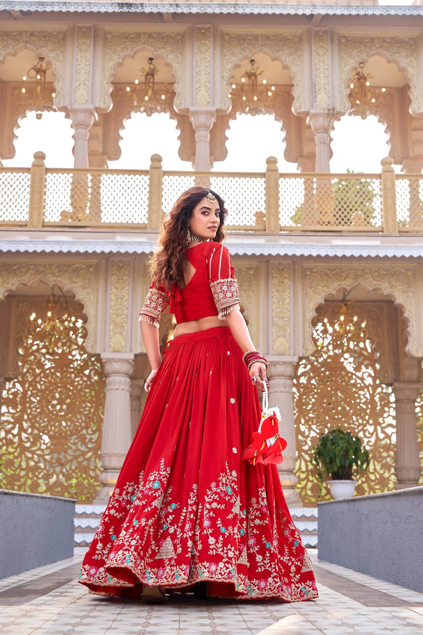Embroidered Wedding Choli