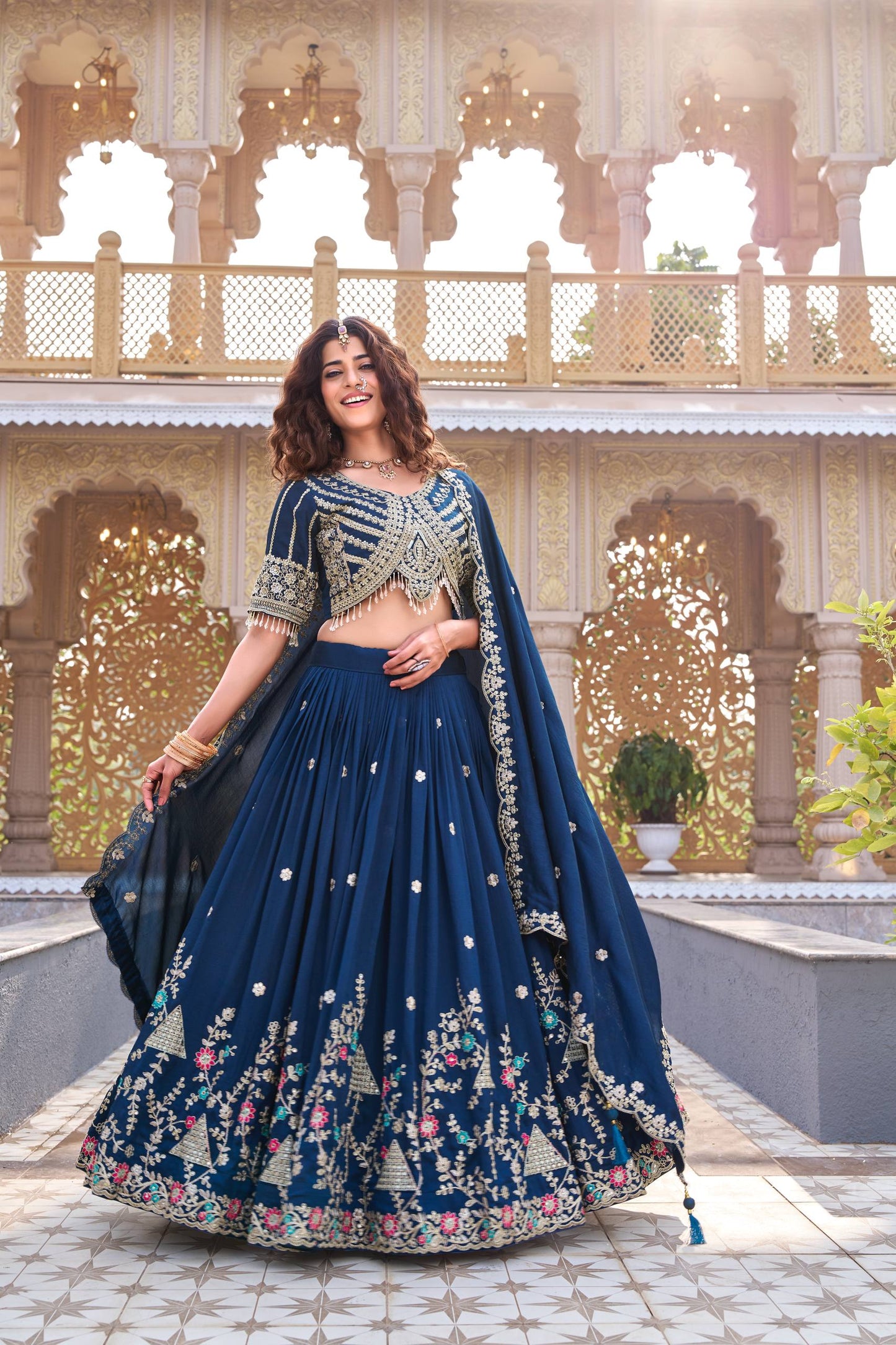 Embroidered Wedding Choli