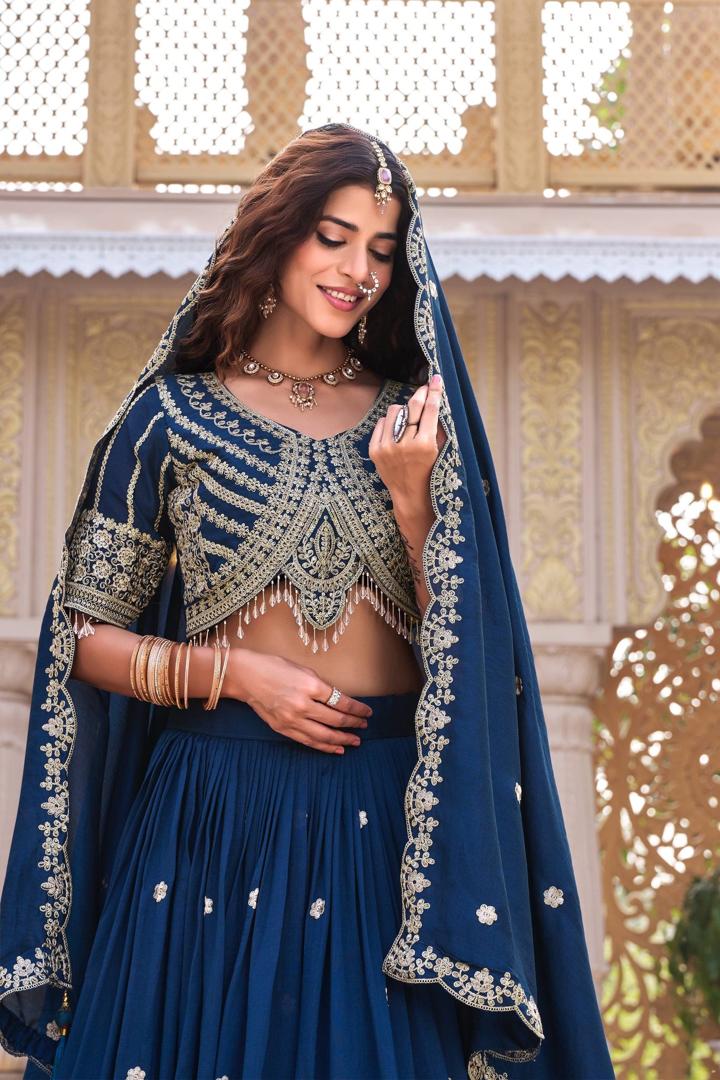 Embroidered Wedding Choli