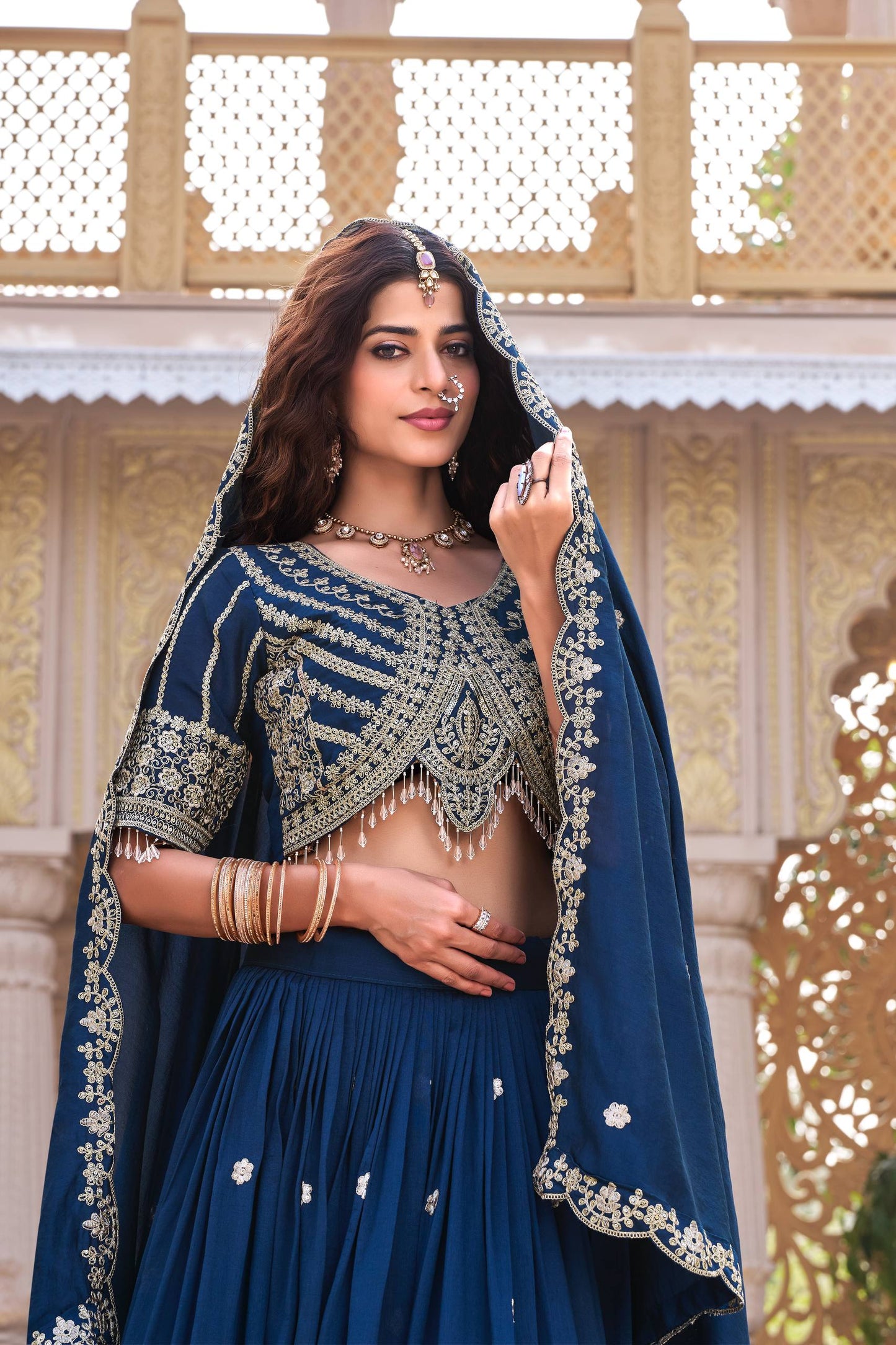 Embroidered Wedding Choli