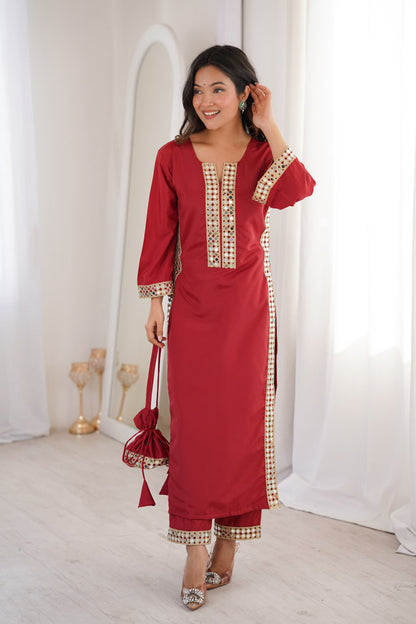 Natural Crepe Kurti Pair
