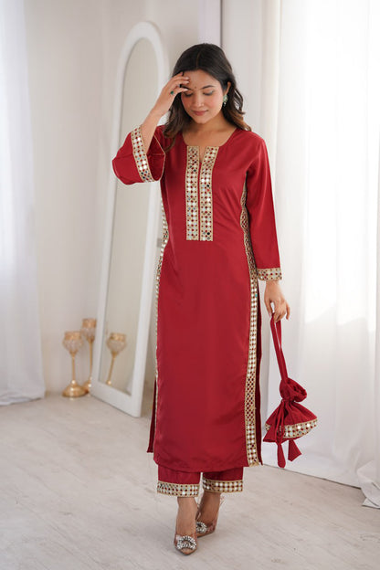 Natural Crepe Kurti Pair
