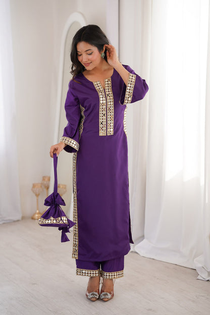Natural Crepe Kurti Pair
